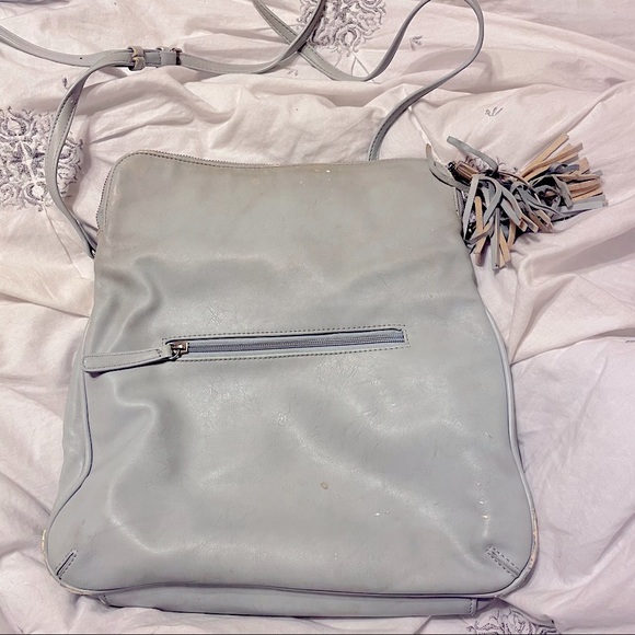 Light Blue Cross Body Envelope Purse - Picture 3 of 5